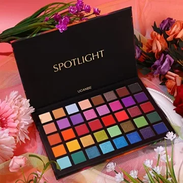 UCANBE 40 Color Eyeshadow Palette for Vibrant Looks