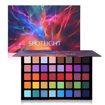 UCANBE 40 Color Eyeshadow Palette for Vibrant Looks