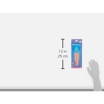 Kaytee Bunny Flip-N-Toss Toy Carrot for Rabbits, Guinea Pigs, and Other Small Animals