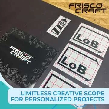 Frisco Craft Matte Black Permanent Vinyl for All Projects