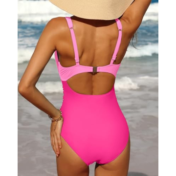 Charmo Stylish One Piece Swimsuit with Tummy Control for Women