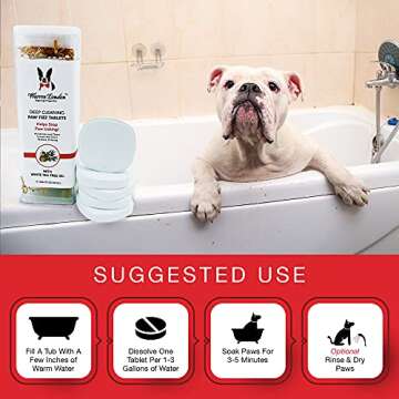 Warren London Deep Cleaning Paw Soak for Itchy Dogs
