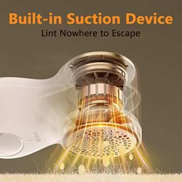 Rechargeable coldSky Fabric Shaver with Speed Control and LED