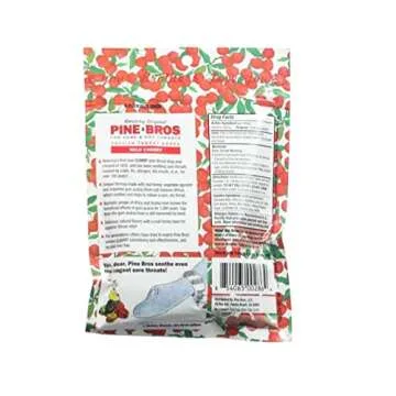 Pine Bros. Softish Throat Drops Wild Cherry - 30 count, Pack of 4