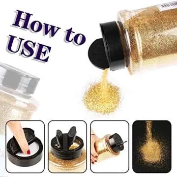 TORC Silver Fine Glitter 1 Pound 16 OZ Glitter Powder for Tumblers Resin Crafts Slime Cosmetic Nail Painting Festival Decoration