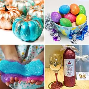 TORC Silver Fine Glitter 1 Pound 16 OZ Glitter Powder for Tumblers Resin Crafts Slime Cosmetic Nail Painting Festival Decoration