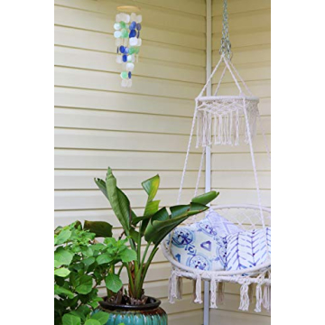 Beachcombers Capiz Wind Chime for Relaxing Home Decor