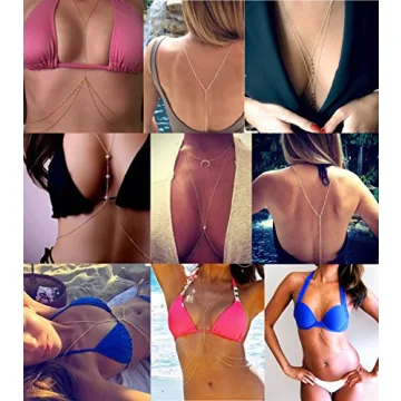 Tornito 8Pcs Body Chain Jewelry Set for Women