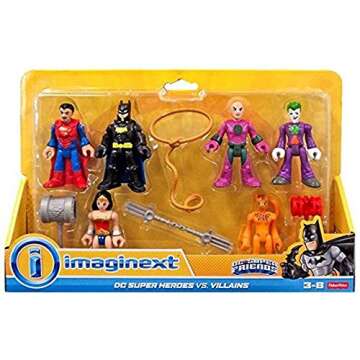 Fisher-Price Imaginext DC Super Heroes vs. Villains Exclusive 6-Pack