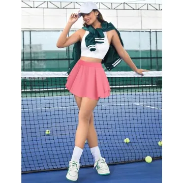 JoyGirl Pleated Tennis Skirt for Women - Athletic Skort