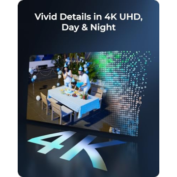 REOLINK 4K Solar Security Camera with Color Night Vision