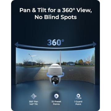 REOLINK 4K Solar Security Camera with Color Night Vision