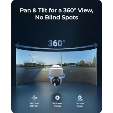 REOLINK 4K Solar Security Camera with Color Night Vision