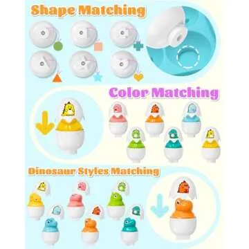 Kecristv Easter Egg Toy for Toddlers - Learning Fun!