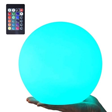 LOFTEK 8-inch LED Night Light Ball 16 Colors Dimmable