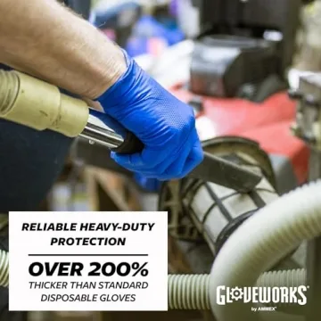 GLOVEWORKS HD Royal Blue Nitrile Gloves for Every Task