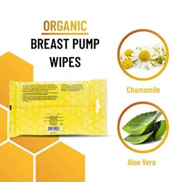 BELLA B Organic Breast Pump Wipes for Moms