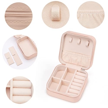 VOMNA Mini Jewelry Travel Case - Cute & Practical Organizer