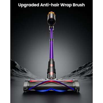 Powerful 550W Cordless Vacuum Cleaner with LED Display