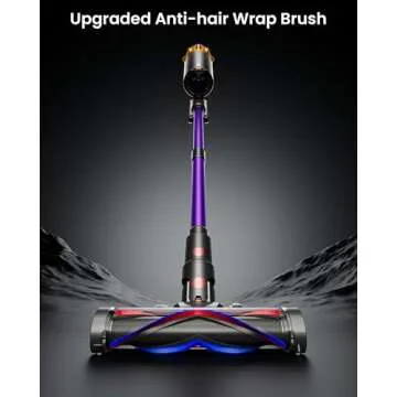 Powerful 550W Cordless Vacuum Cleaner with LED Display
