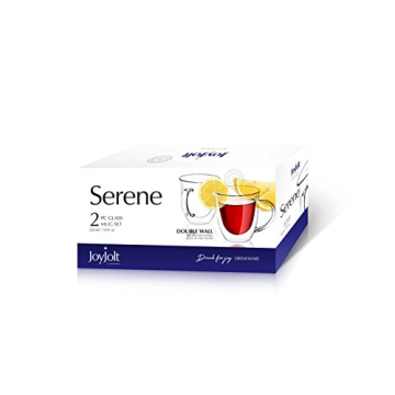 JoyJolt Double Walled Insulated Coffee Mugs Set of 2