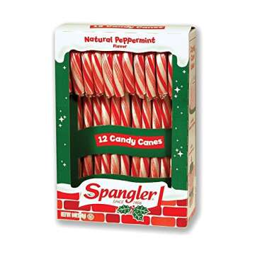 Spangler Peppermint Candy Canes - Festive Treats in Every Box