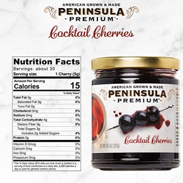 Peninsula Premium Cocktail Cherries | Award Winning Culinary Gems