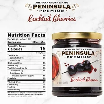 Peninsula Premium Cocktail Cherries | Award Winning Culinary Gems