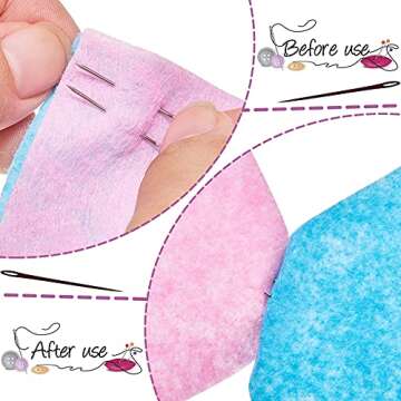 200 Pieces Fork Pins for Quilting Sewing Double Pins Needlecraft Blocking Pins Pins Stainless Steel U-pins for DIY Sewing Jewelry Craft Making, 0.91 x 0.2 Inch