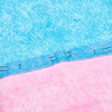 200 Pieces Fork Pins for Quilting Sewing Double Pins Needlecraft Blocking Pins Pins Stainless Steel U-pins for DIY Sewing Jewelry Craft Making, 0.91 x 0.2 Inch