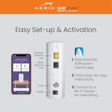 ARRIS SURFboard S34 - Fast DOCSIS 3.1 Multi-Gigabit Modem