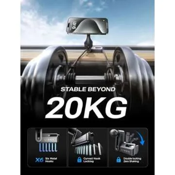 LISEN Tesla Phone Mount - MagSafe Car Mount for Model 3 Y