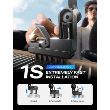 LISEN Tesla Phone Mount - MagSafe Car Mount for Model 3 Y