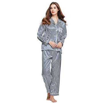 Tony & Candice Women's Classic Satin Pajama Set - Sleepwear