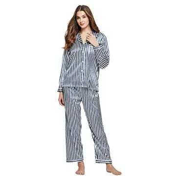 Tony & Candice Women's Classic Satin Pajama Set - Sleepwear