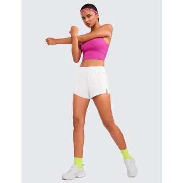 CRZ YOGA Women's Running Shorts - Comfort & Style