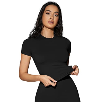 SOLY HUX Women's Casual Crop Tops for Workouts and Fashion