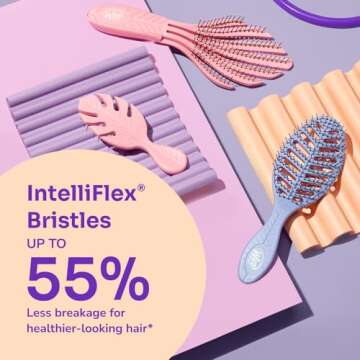 Eco-Friendly Wet Brush Go Green Mini Detangler for All Hair Types