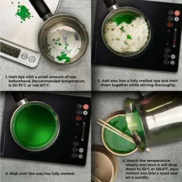 Bright Lime Candle Dye Chips - 2 oz for Colorful Creations