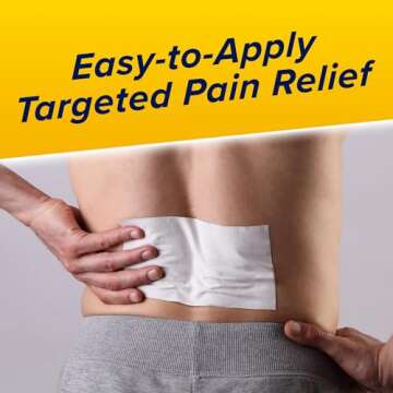 Aspercreme Max Strength Lidocaine Pain Relief Patch (5 Count) for Back Pain, Odor Free Pain Patches