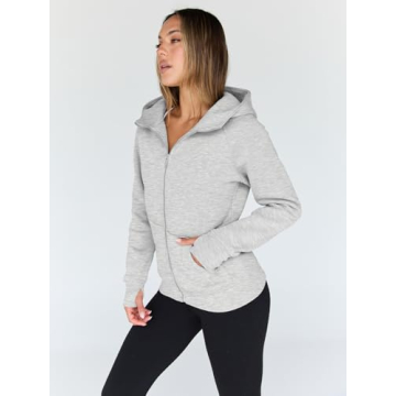 Trendy Queen Women's Zip Up Hoodies Fleece Jackets