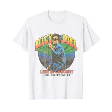 Billy Joel - Live In Inglewood 1980 T-Shirt