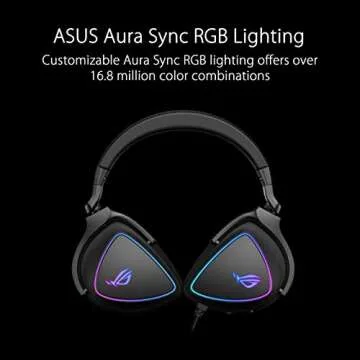 ASUS ROG Delta S Gaming Headset with USB-C | Ai Powered Noise-Canceling Microphone | Over-Ear Headphones for PC, Mac, Nintendo Switch, and Sony Playstation | Ergonomic Design , Black