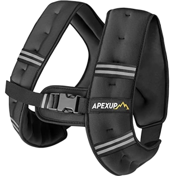 APEXUP 10lbs Weighted Vest for Enhanced Workouts