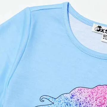 Girls Mermaid Pajama Sets - Cute Cotton Summer Sleepwear