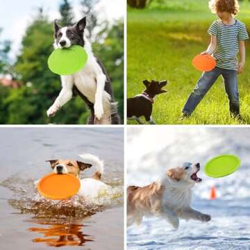 Prime Pets Durable Dog Flying Disc - Fun for All Dogs