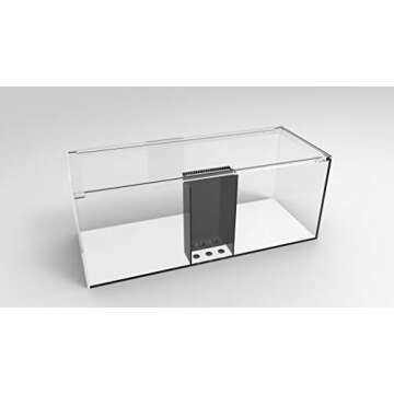 SC Aquariums 150 Gallon Starfire Glass Aquarium - Eurobraced & Overflow