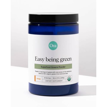 Ora Organic Greens Powder for Energy and Detox Drink