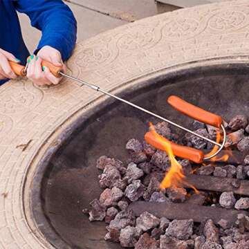 Wolf’em Roasting Stick Set - Campfire Cooking Made Easy