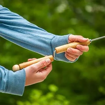Wolf’em Roasting Stick Set - Campfire Cooking Made Easy